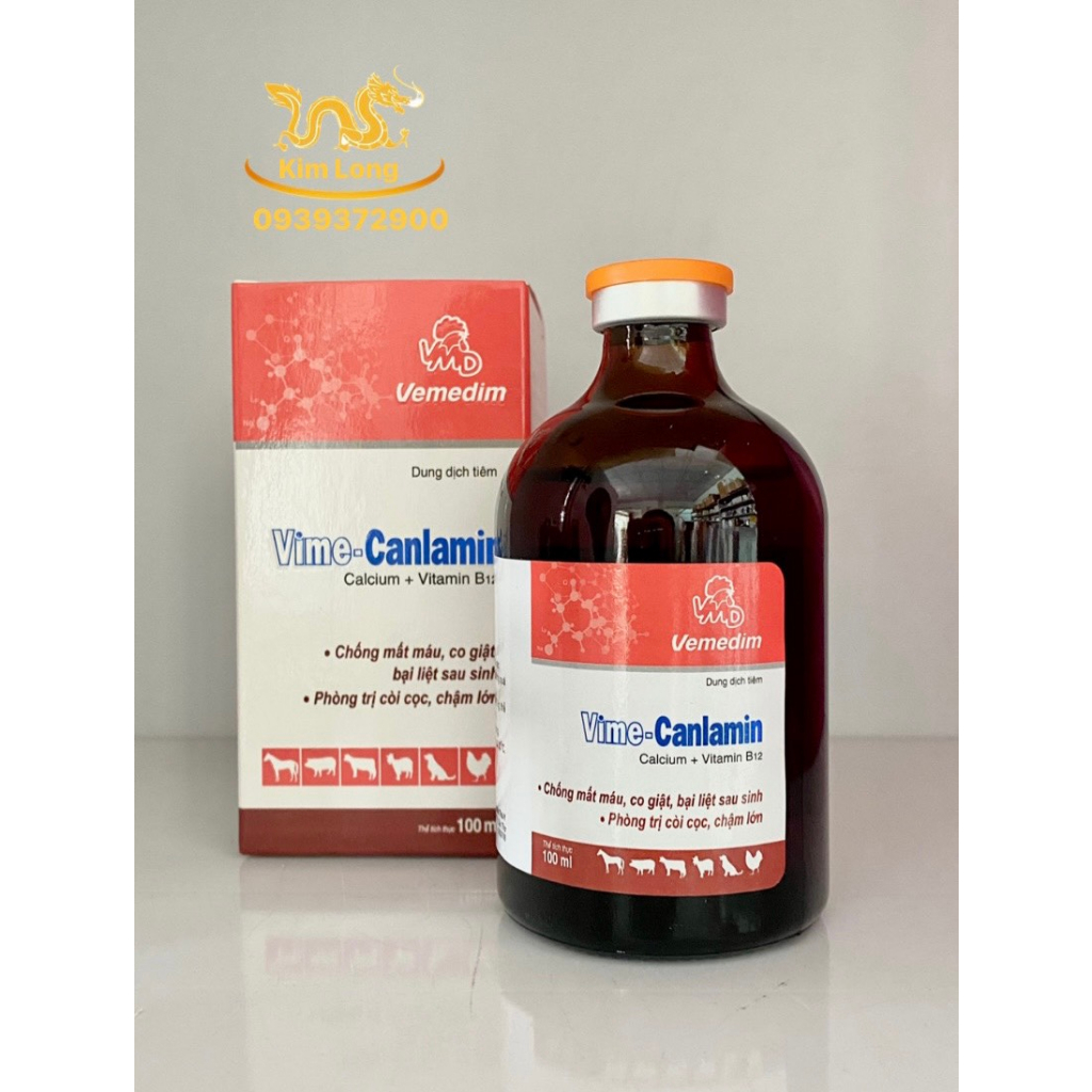 Vime - Canlamin 100ml Chống Mất Máu, Co Giật, Bại Liệt Sau, Sinh Chậm Lớn