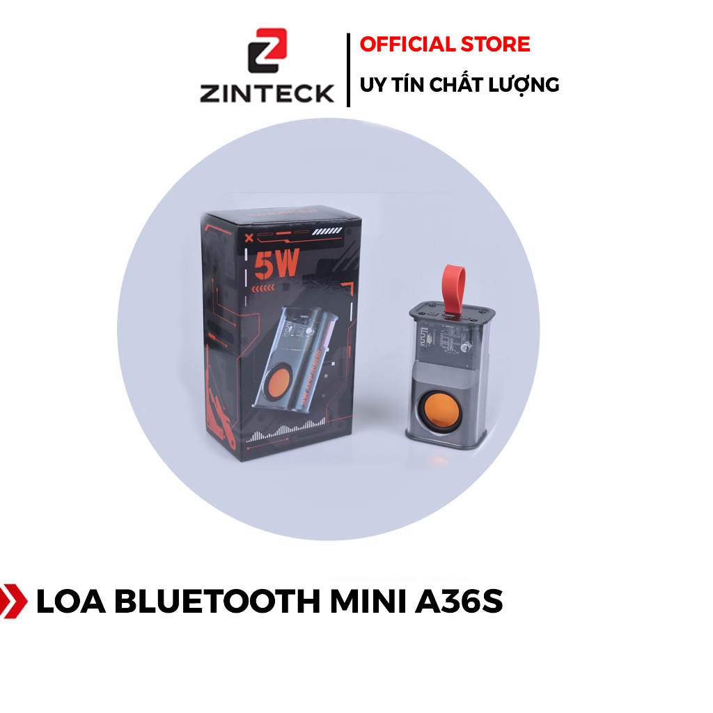 Loa Bluetooth Trong Suốt A36S - Pin Trâu - Kết Nối Nhanh - Chính Hãng HD Design