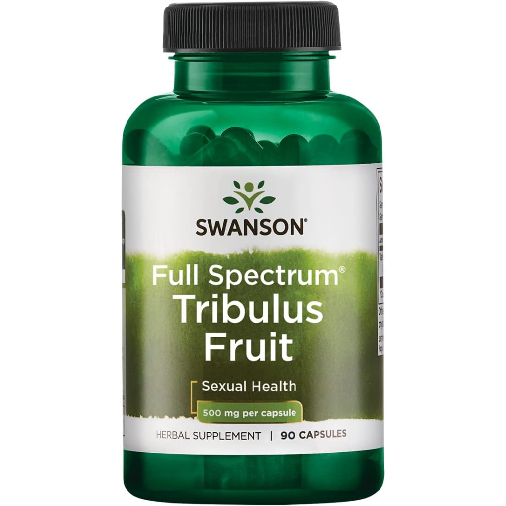 Viên uống tăng cường sinh lý nam và nữ Swanson Full Spectrum Tribulus Fruit 500mg 90 viên