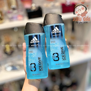 Sữa tắm gội adidas 3in1 250ml