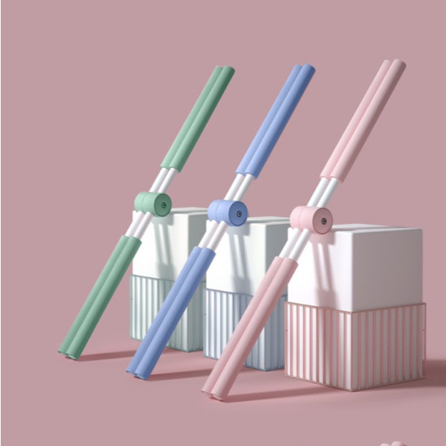 Gậy Tập Yoga Định Hình Tư Thế Lưng Vai, Chống Gù Lưng, Bằng Thép Không Gỉ Cải Thiện Vóc Dáng Cho Dân Văn Phòng