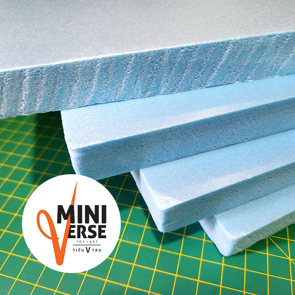 Tấm mút xốp siêu nhẹ làm mô hình, sa bàn, kích thước 20x30cm