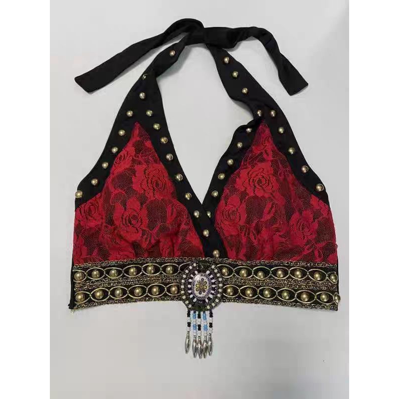 Set trang phục phong cách thổ dân phối mũ và khăn lông hàng mới có sẵn