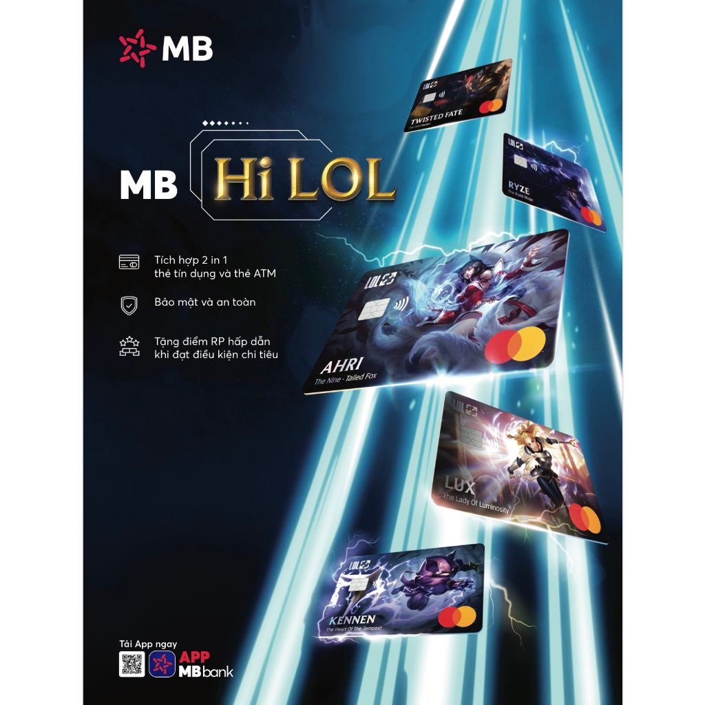 Thẻ Hi Mastercard Collection x LMHT