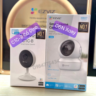 Camera ezviz c6n 2.0mp hoặc c1c-b 2.0mp trong nhà, chính hãng ezviz việt nam, nguyên seal fullbox