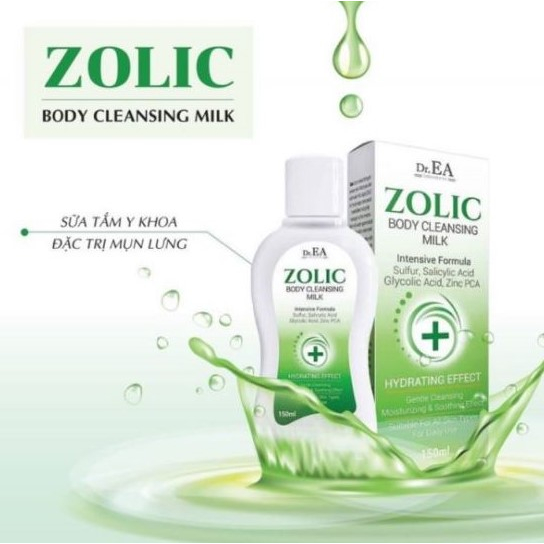 SỮA TẮM DR.EA ZOLIC BODY CLEANSING MILK - Sữa tắm dành cho mọi loại da