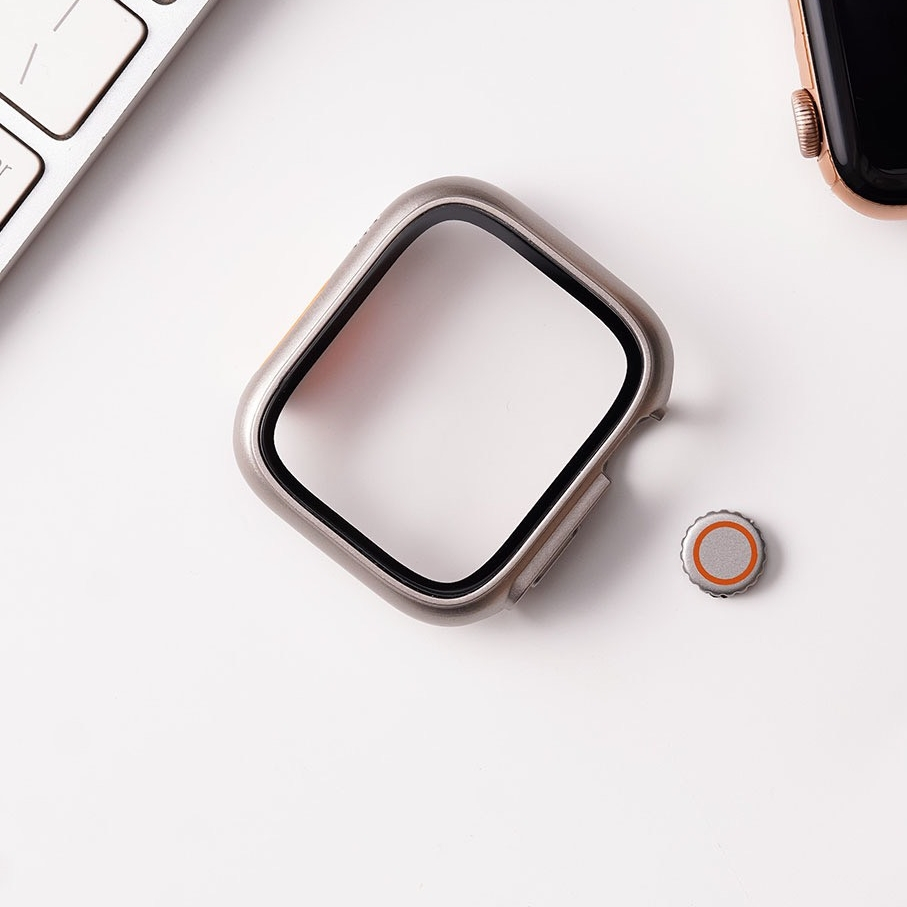 Ốp kèm kính giả Ultra Watch 49 mm cho Apple Watch Series 8 , 7, 6 , SE, 5 , 4 / 44 mm, 45 mm , 41 mm , 44 mm