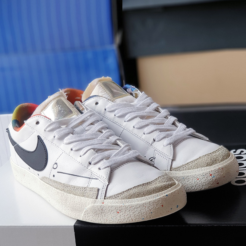 Giày Blazer Low 77 Make It Count, size 40-42, real 2hand