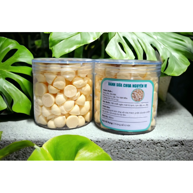 Bánh sữa chua Hy lạp cho bé từ 5 tháng, Bánh ăn dặm sữa chua nguyên vị Handmade Shop mẹ min