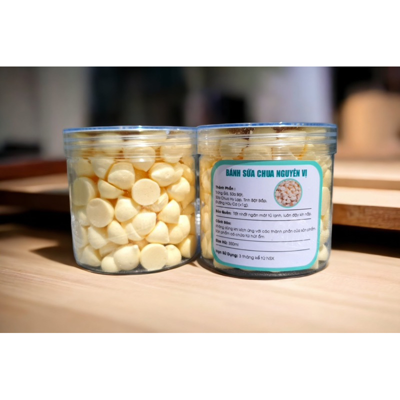 Bánh sữa chua Hy lạp cho bé từ 5 tháng, Bánh ăn dặm sữa chua nguyên vị Handmade Shop mẹ min