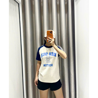 (HÀNG XUẤT XỊN) Áo thun phối tay 3118-3041 M/L/B TEE  full tag-code  Size S M L