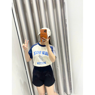 (HÀNG XUẤT XỊN) Áo thun phối tay 3118-3041 M/L/B TEE  full tag-code  Size S M L
