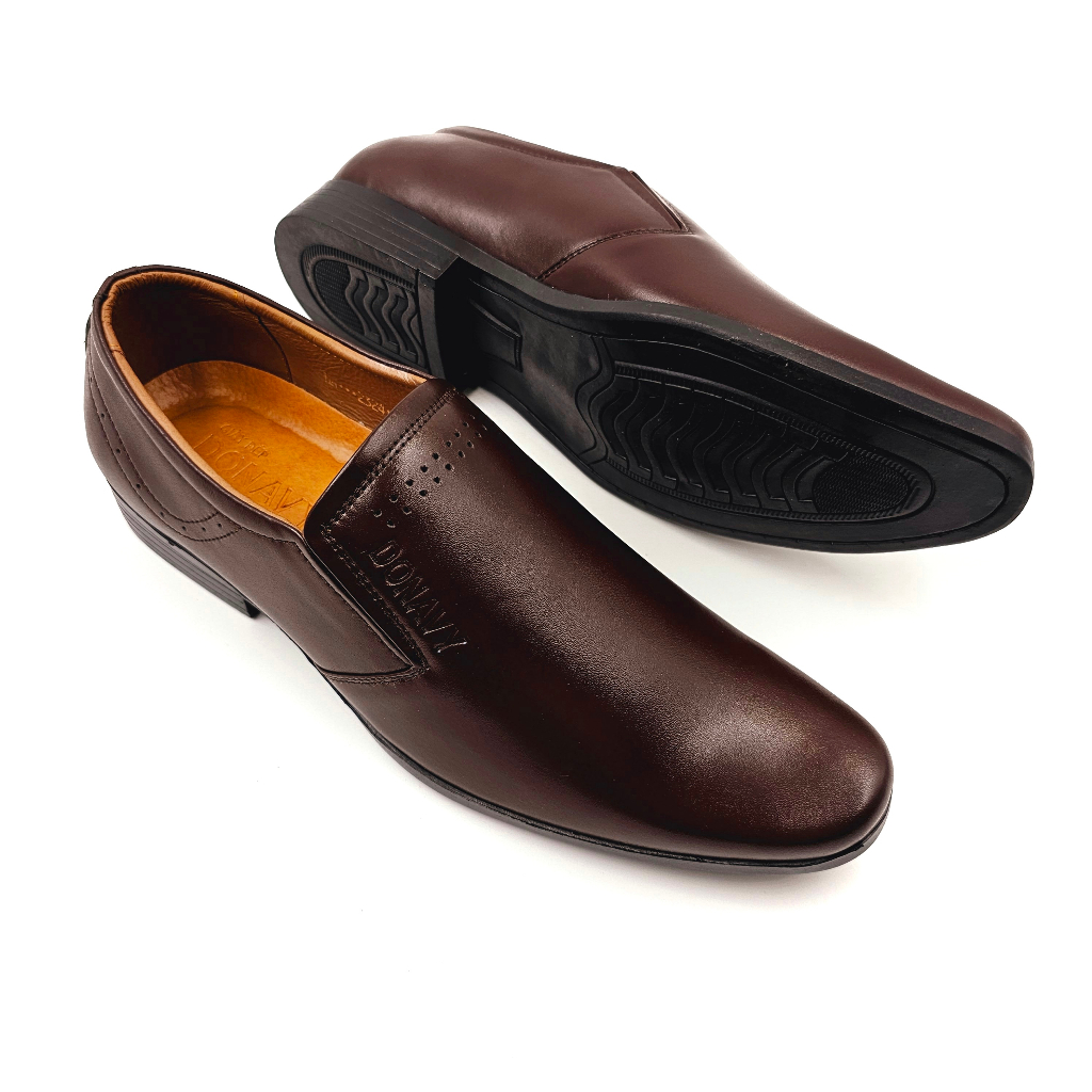 Giày tây nam da bò 100% DONAVYGMN tăng chiều cao 3cm hàng VNXK cao cấp D.GMN