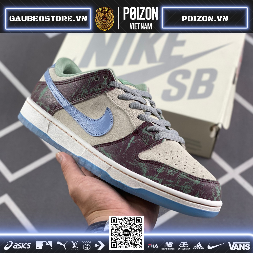 Giày Best Original Quality *like*auth like*authentic Sneaker *_Crenshaw Skate Club x _Nike SB Dunk Low_* FN4193-100