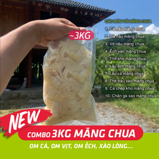 Măng Chua Nấu Cá, Kho Thịt - 3KG