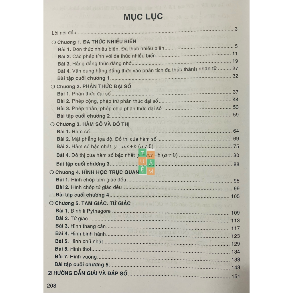 Sách - Hướng dẫn học tốt Toán 8