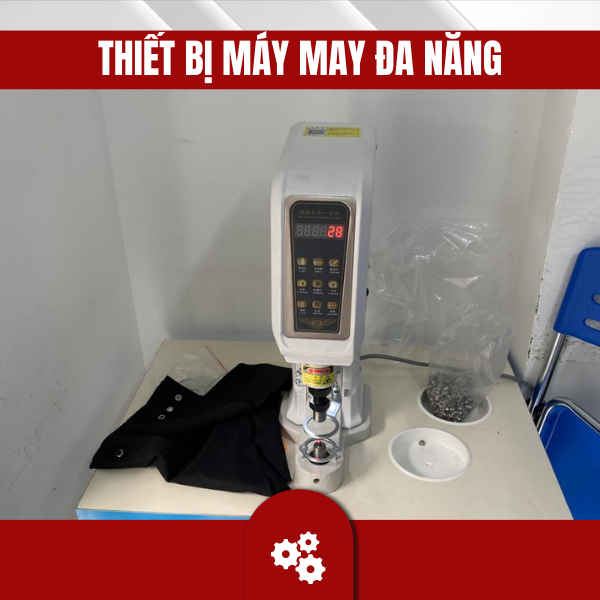 Máy Dập Nút Điện Tử Sipuba 818D ⚡ Ưu Đãi ⚡ Máy Dập Nút Đồng Điện Tử Đóng Nút Cho Các Loại Vải Dệt, Dùng Trong Xưởng May