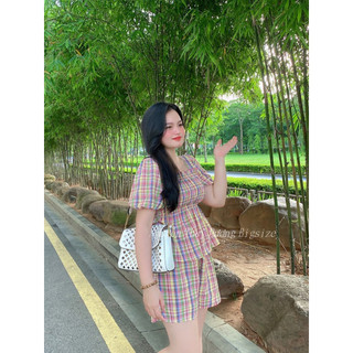 bigsize 55-90kg sét bộ kẻ 3 màu
