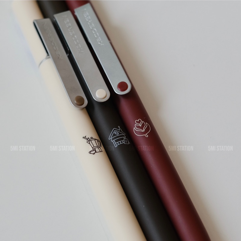 Bộ 3 Bút Gel Bấm Mực Đen KACO MIDOT COFFEEHOLIC Phiên Bản Đặc Biệt - Hàng Chính Hãng