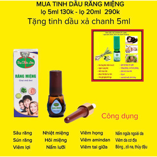 [ Kho sỉ ] Tinh dầu trị_nấm_lưỡi, nấm_miệng Dạ_thảo_liên[ tinh dầu sâu_răng_hôi_miệng]