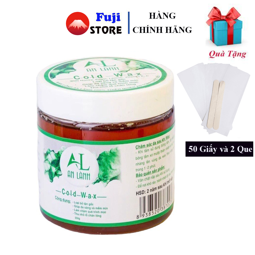 Sáp Wax Lông An Lành ( Tặng 50 Tờ Giấy Và Que Wax ).