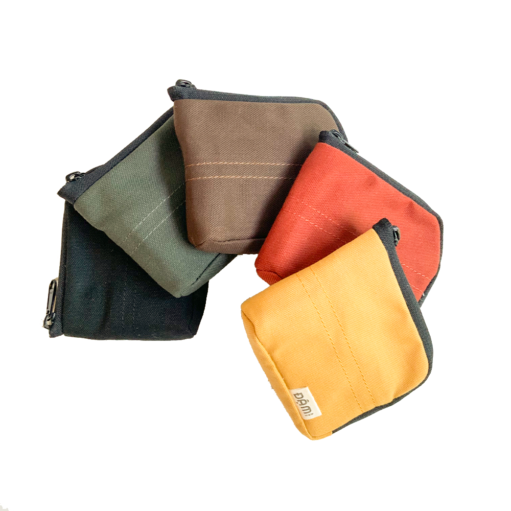 Ví TÍ Plus nhiều ngăn - gạch/đen