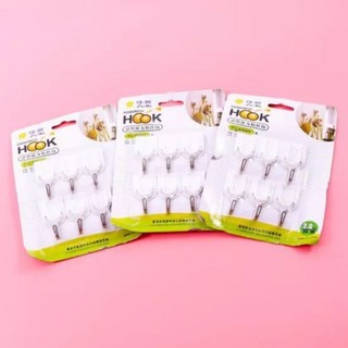 Vỉ móc dán tường 6 cái