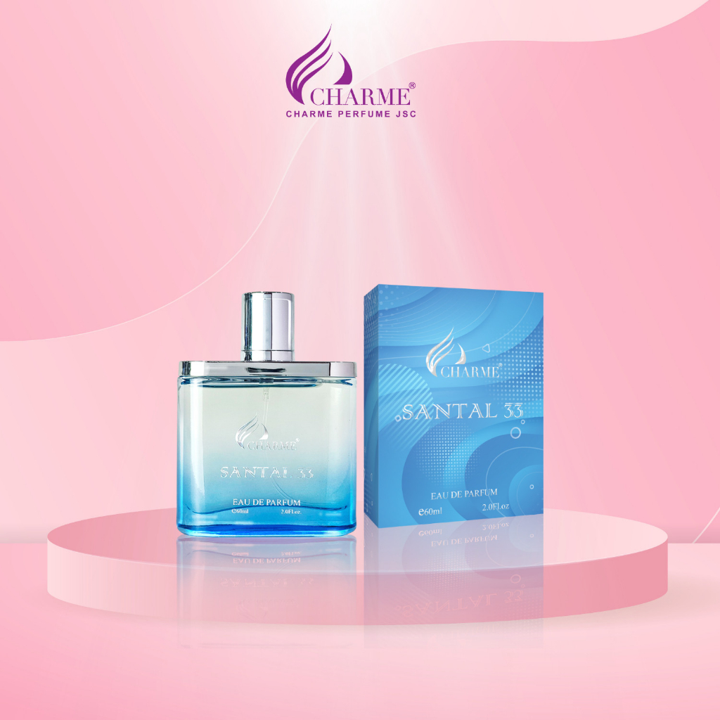 Nước hoa nam Charme Santal 33 sang trọng, lôi cuốn, tinh tế chai 60ml