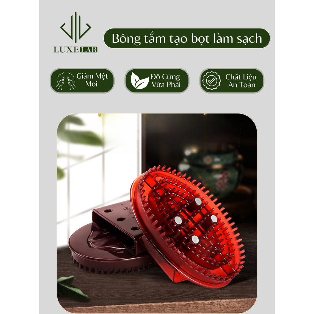 Bàn Chà Massage Body, Đả Thông Kinh Mạch Giảm Mỡ Bụng, Giúp Tiêu Hóa Tốt LUXELAB 12211