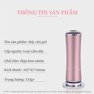 Máy chà gót cắm dây, máy chà gót chân - Dụng cụ đẩy lùi các vết chai sạn và tế bào chết