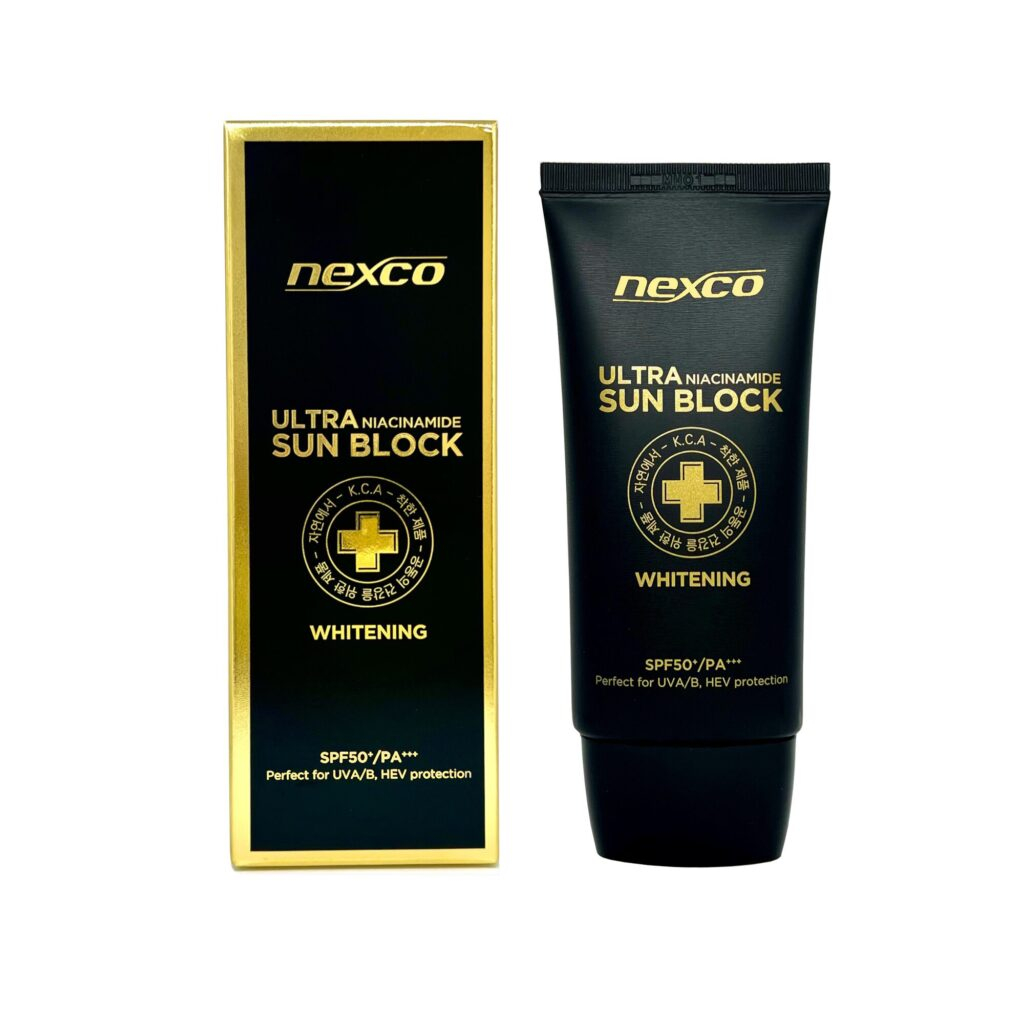 Kem Chống Nắng NEXCO Phổ Rộng (UVA/UVB/HEV) Siêu Trắng Da - Nexco Ultra Niacinamide Sun Block Whiten