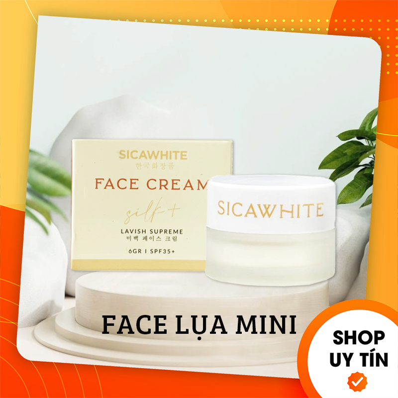 [Chính Hãng] Kem Face Lụa Sica White Mini Face Cream Silk 6g