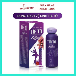Dung dịch vệ sinh tía tô dung dịch vệ sinh phụ nữ tía tô saffron 150ml - lecaro store