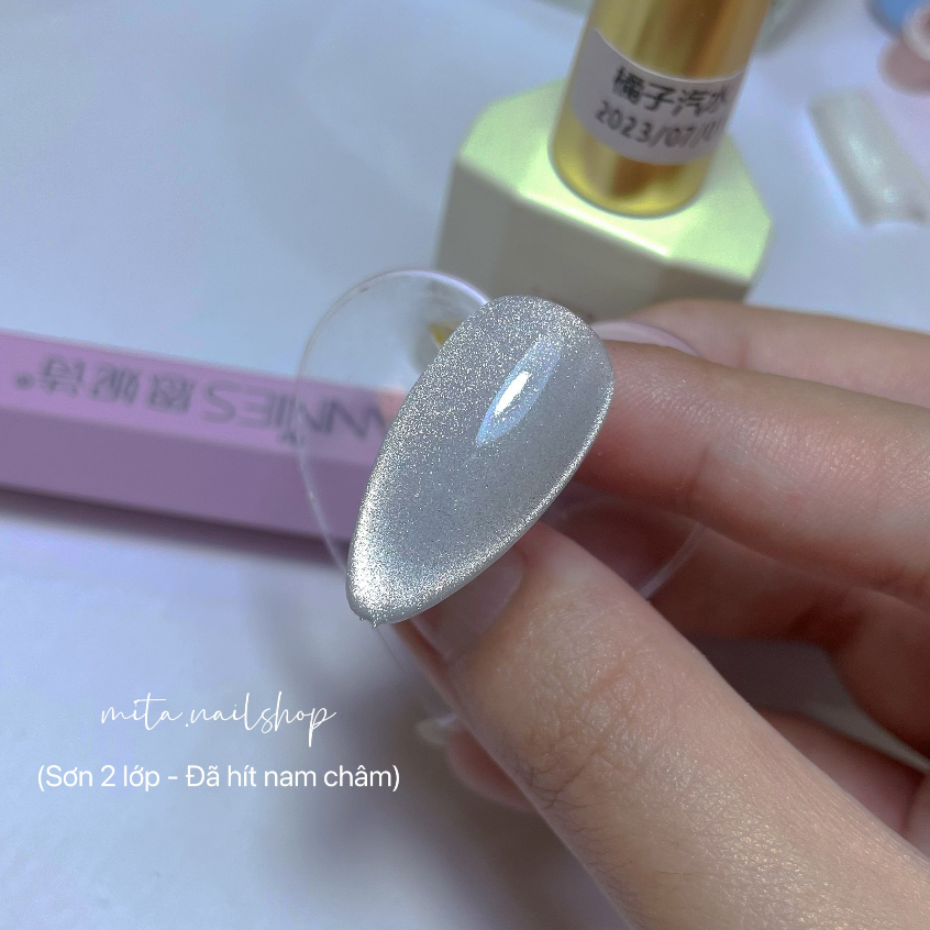 SƠN GEL MẮT MÈO KIM CƯƠNG THẠCH JELLY BẠC