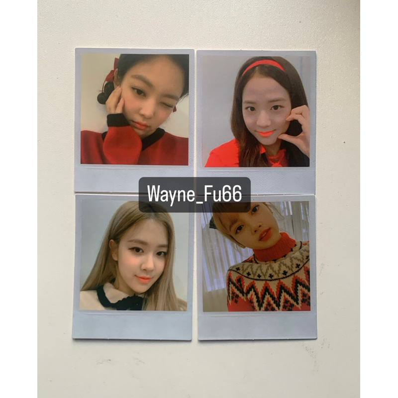 [Off] Card ảnh thẻ sticker hình dán Jennie Lisa Jisoo Rosé Xmas Giáng Sinh nhóm nhạc Blackpink