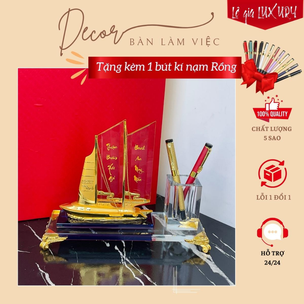 Hộp đựng bút doanh nhân Thuyền buồm, Quà tặng doanh nhân cao cấp