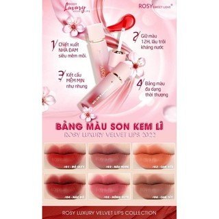 Son kem siêu lì rosy
