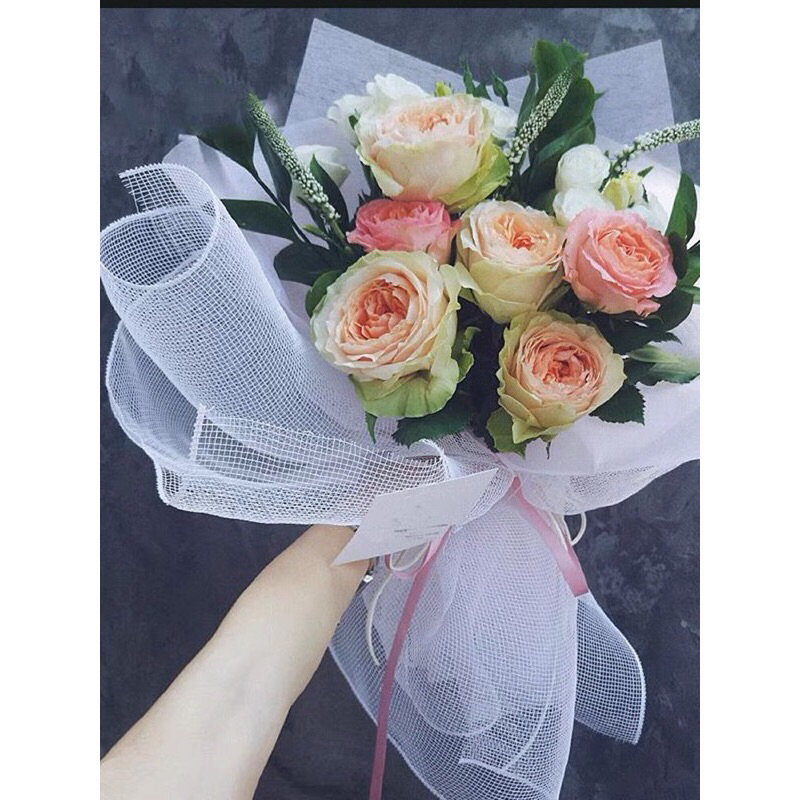 Lưới thô ngắn dùng gói hoa
