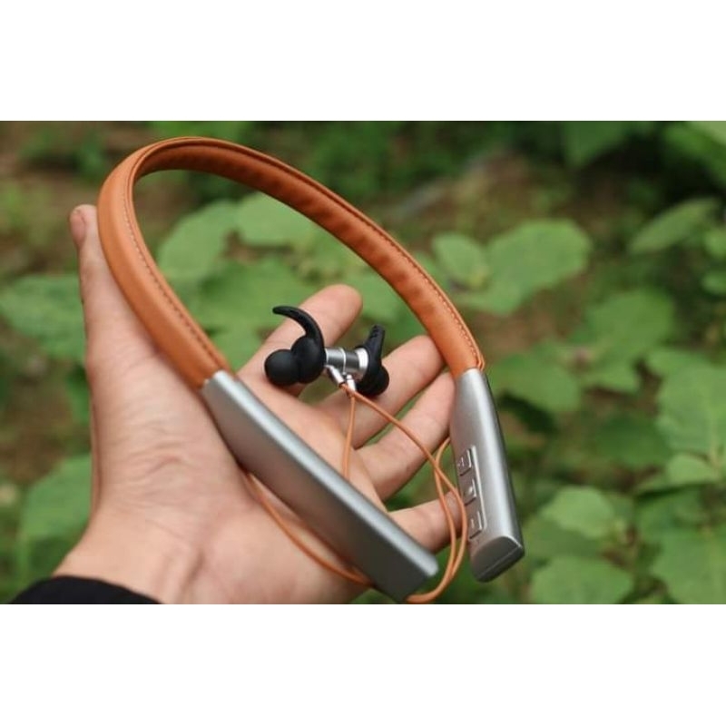 Tai nghe Bluetooth quảng có bao da