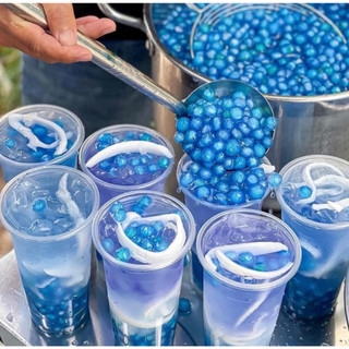 Trân châu hoa đậu biếc nhân dừa non 500gr❤️Tmark - Thực phẩm sạch