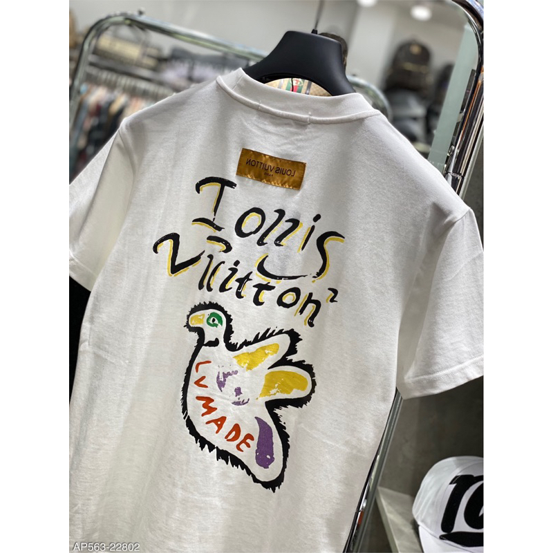 Áo phông Eo vì hoạ tiết chữ đơn giản ,hoạ tiết sau lưng con vịt nổi bật new