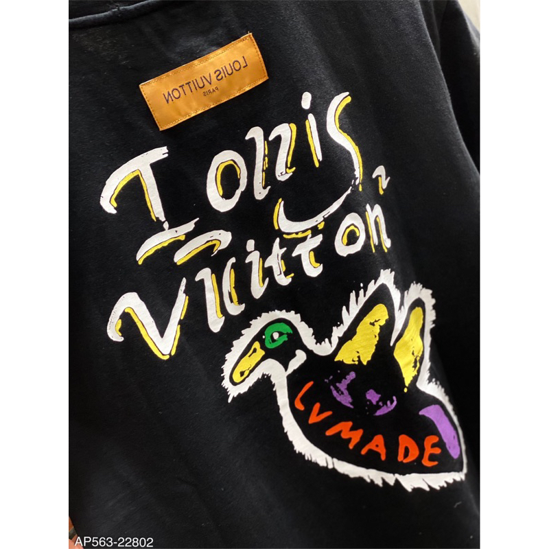 Áo phông Eo vì hoạ tiết chữ đơn giản ,hoạ tiết sau lưng con vịt nổi bật new