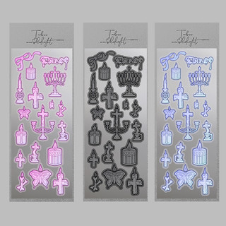 Sticker Hologram Trang Trí Toploader