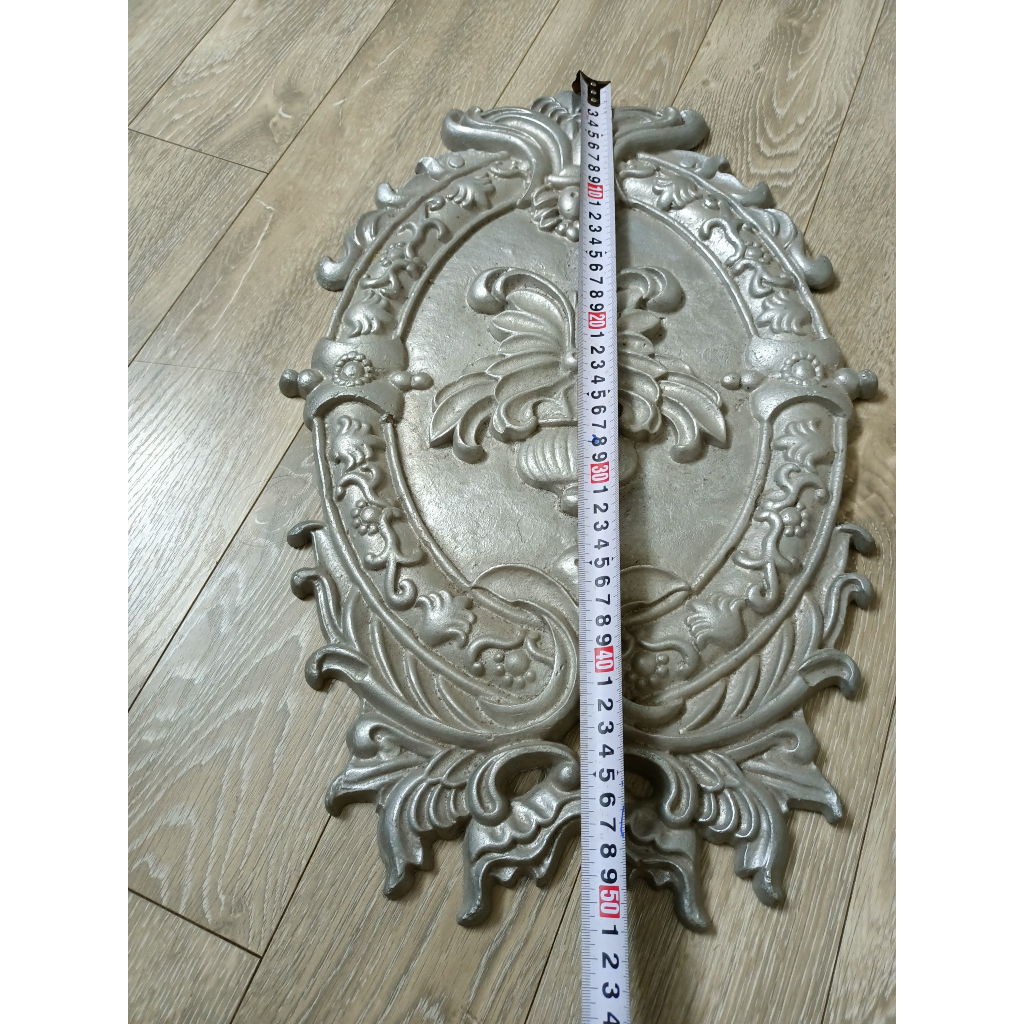 Phù điêu nhôm đúc gương hoa đẹp