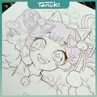 [TANUKI ART] Medium cho màu nước bản 10ml (keo chặn màu + nhũ + Gum Arabic)