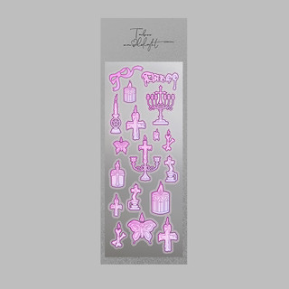 Sticker Hologram Trang Trí Toploader