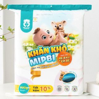 Khăn vải khô đa năng mipbi - aiko 200g/260g/300g/600g/900g