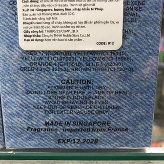 Nước Hoa Jolie Dion Blue Eau De Parfum 60ml (Singapore)