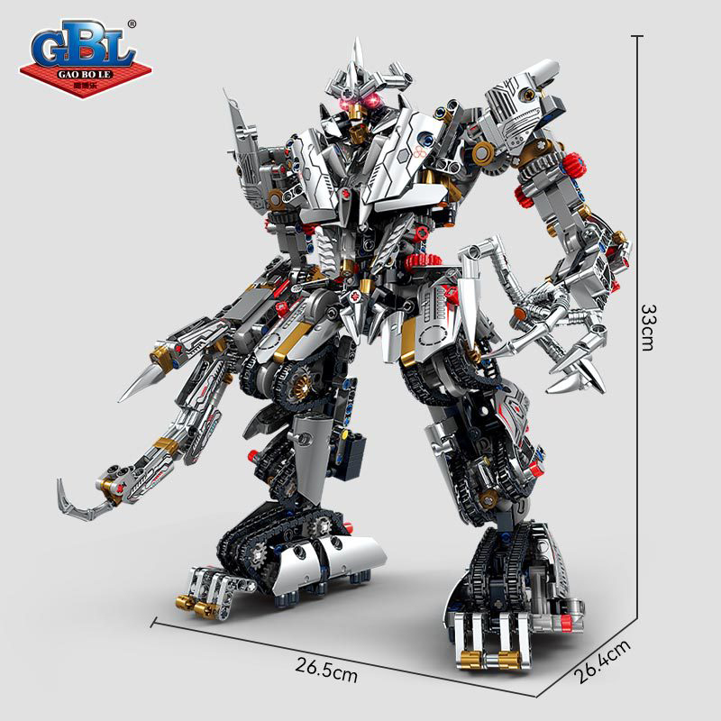 Đồ chơi Lắp ráp Megatron, Kazi KY1100 Autobot, Xếp hình thông minh, Mô hình Robot biến hình