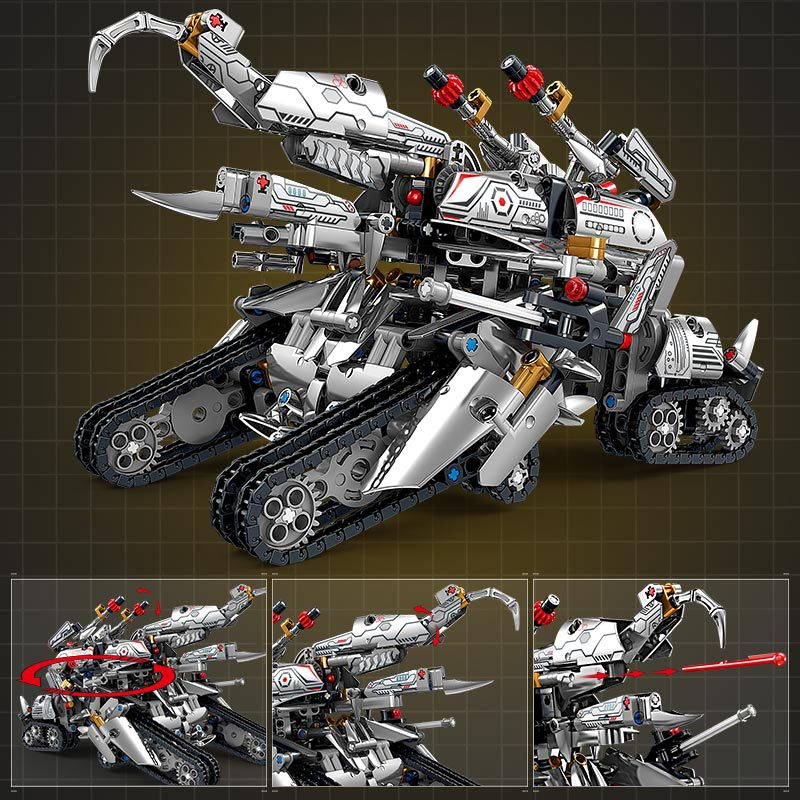 Đồ chơi Lắp ráp Megatron, Kazi KY1100 Autobot, Xếp hình thông minh, Mô hình Robot biến hình